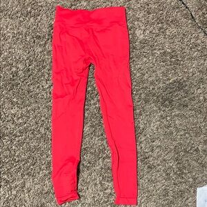 Red slim strength Active Leggings